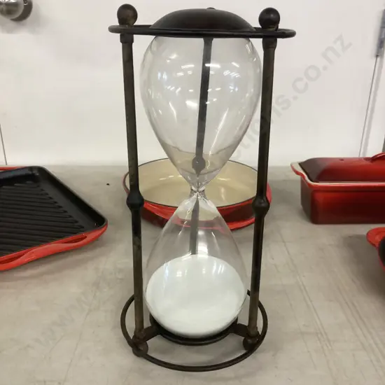 Large Hourglass Sand Timer. H32cm